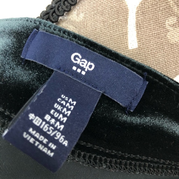 GAP Velvet Bat Wing Kimono Sleeve Boxy Top - Picture 8 of 9